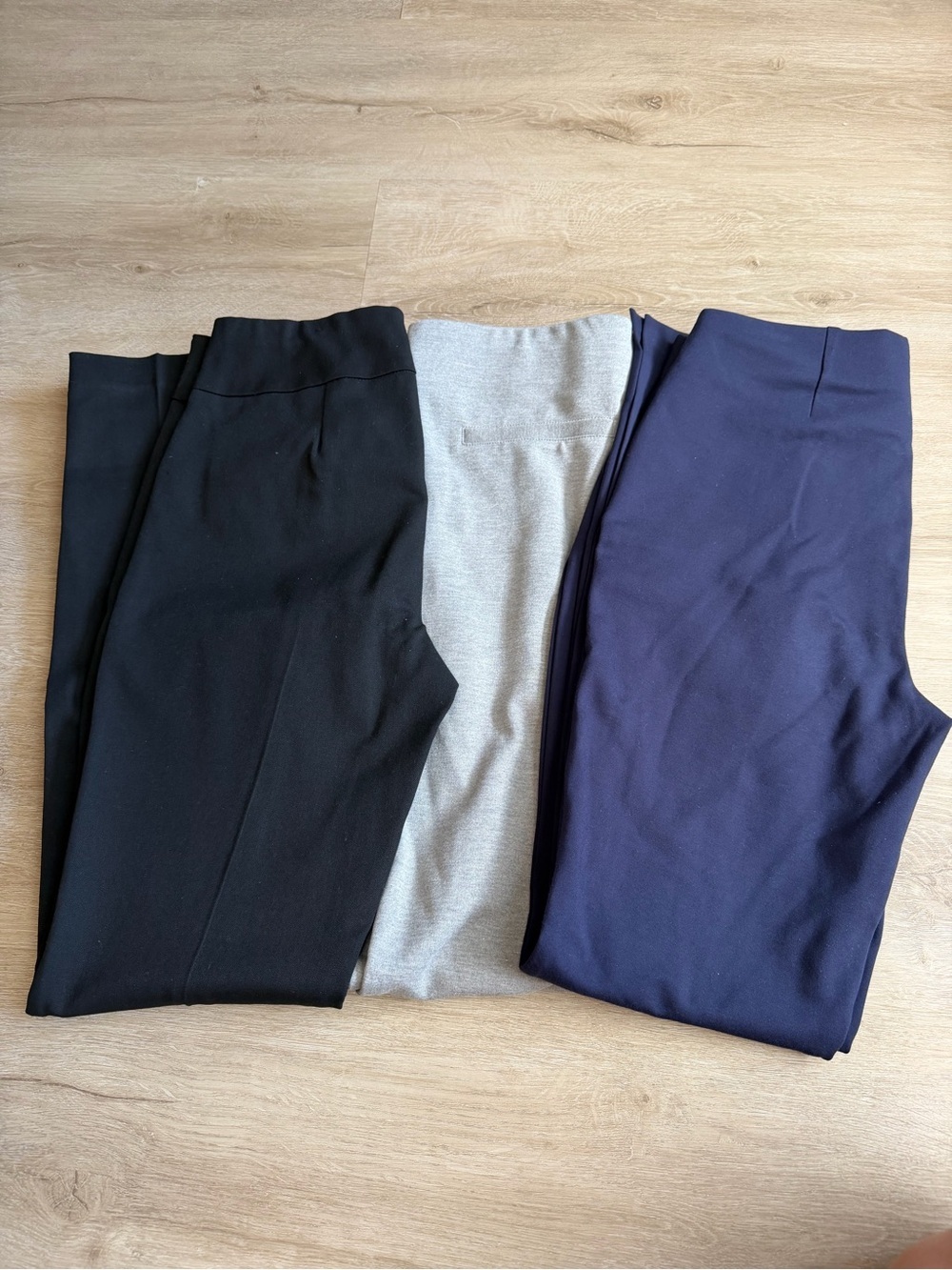 Chico’s Pants Bundle SZ 00 Regular Black so slimming Grey Blue Career